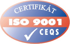 Certifikát ISO 9001